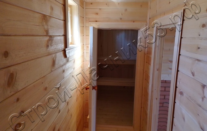 3 Брусовая баня Б-11, 6х4м, 26 М², Ленинградская область, Красносельский район, Территория Горелово (7)